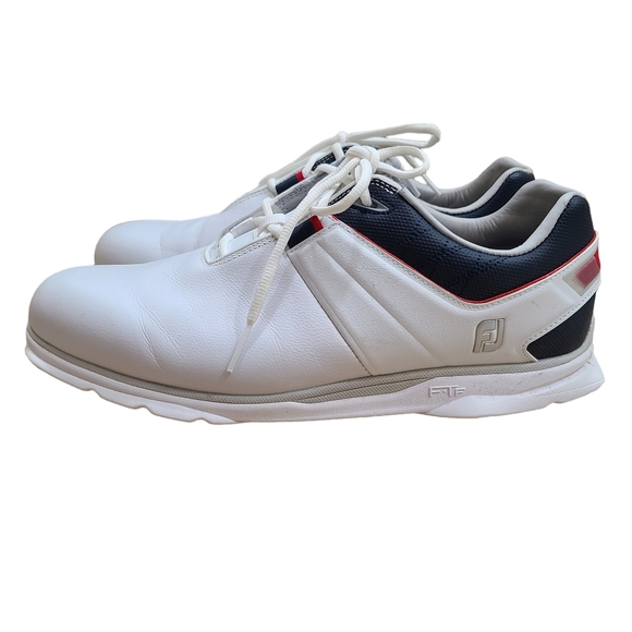 FootJoy FJ Pro SL Leather Waterproof Golf Shoes Size 11.5 XW - Picture 2 of 10